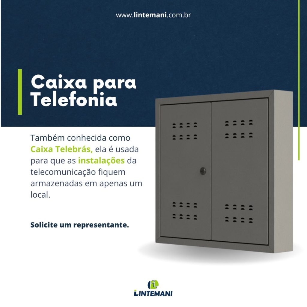 Caixa para Telefonia Lintemani