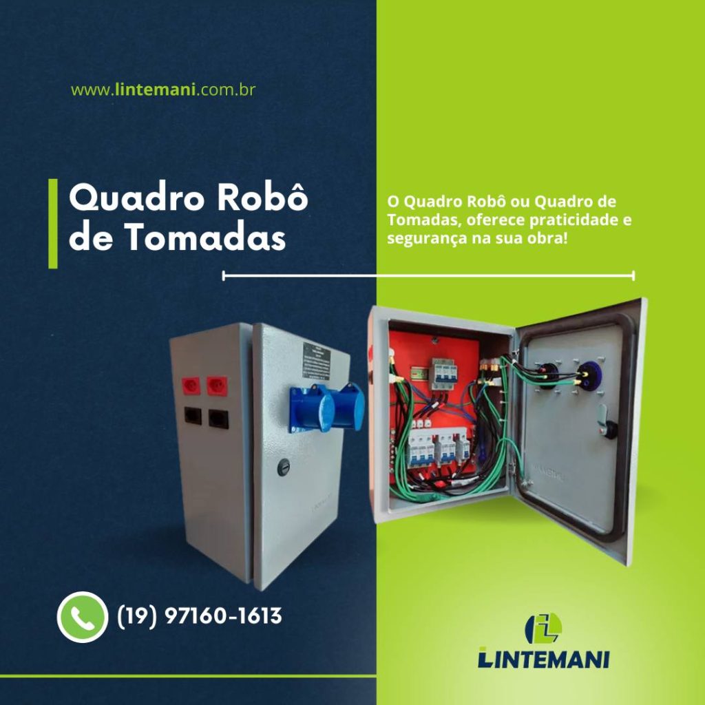 Quadro Robô de Tomadas Lintemani